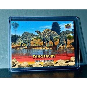 2015 Upper Deck Dinosaurs Ouranosaurus Extinction Red Parallel #31 Card